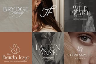 design a luxury minimalist initial letter logo
