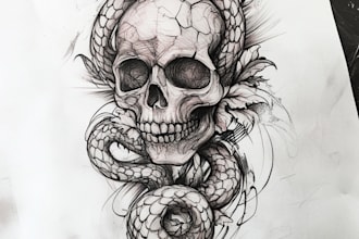 create custom tattoo design, tattoo sleeve