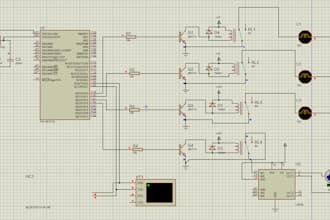 design proteus circuit simulations and write engineering project content