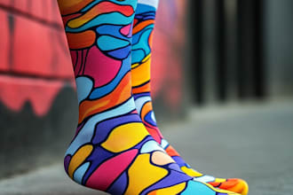 design unique socks design for your brand
