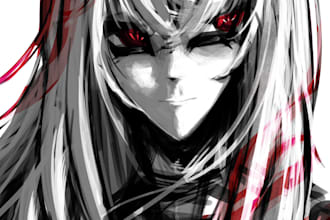 draw an anime sketch for you