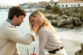 create a romantic cinematic short film of you in lisbon