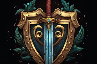 make a professional fantasy, rpg, scifi game, nft logo