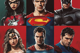 draw comic book art and comic book illustration
