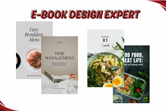 design digital book layout, ebook cover, kdp interior for kindle and print