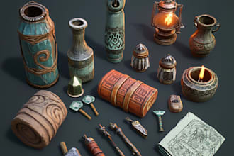 draw props and accessories for your game