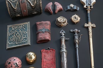 do a props and accessories design in the best style