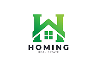 do real estate, construction, realtor, building logo design
