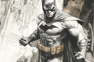 draw comic superhero comic art cover graphics novel comic book artist