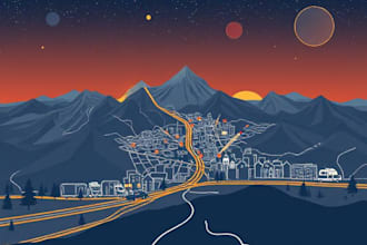 do modern vector maps, events, or city maps
