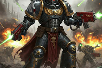 paint you as your favorite space marine chapter 40k warhammer