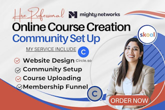 setup skool online community skool online course creation better mode circle so
