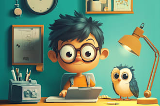 design custom cartoon character