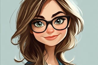 draw cartoon caricature art for you