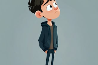 design custom cartoon  character