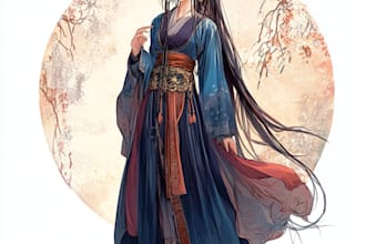 illustrate custom anime characters and backgrounds