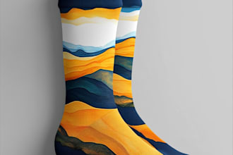 create a unique sock designs for you