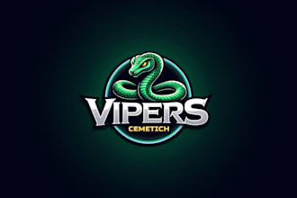 do awesome viper sport esport mascot logo design