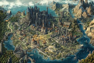 design fantasy map for your book
