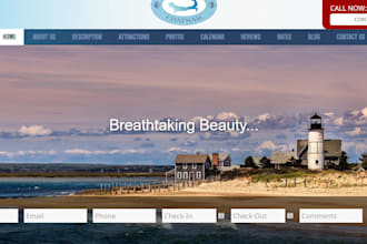 design vacation rental website hotel website with hostaway lodgify airbnb