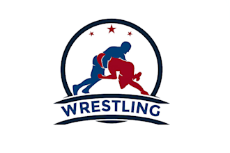 do unique wrestler mascot logo