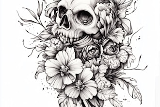 do a nature inspired tattoo design