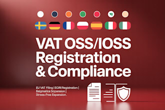 , ioss registration at oss vat tax filling in sweden, germany, france, spain, eu