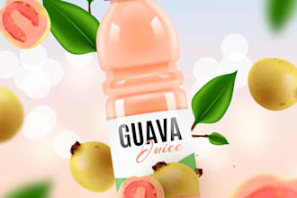 do professional 3d product label design and  3d product packaging