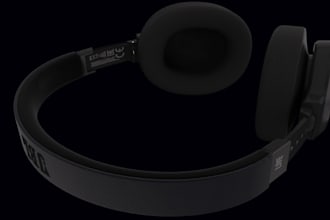 model 3d digital headphone in cinema4d, hard surface rendering, product design