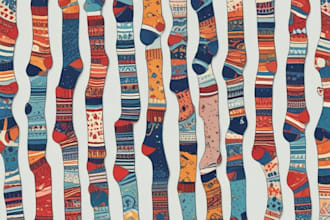 design custom and unique socks design