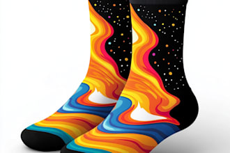 make unique sock designs for you