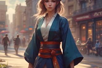 3d modeling for printing anime game character