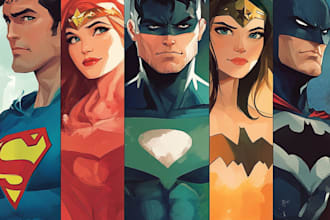 do comic book art and comic book illustration