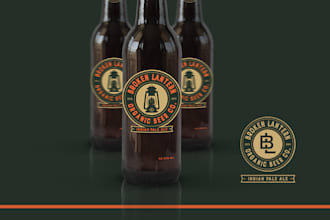 design a bold, modern craft brewery logo