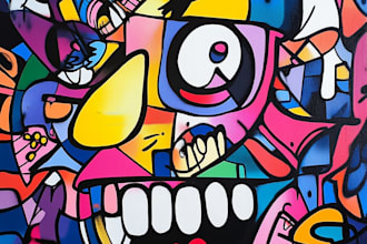 do illustration expresionism art, graffity, abstract