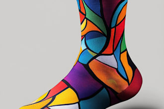 make a unique socks design
