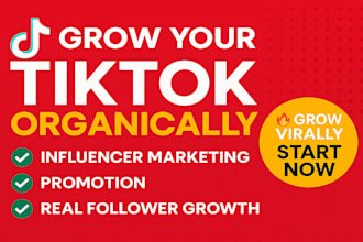 do organic tiktok promotion and grow your tiktok for real audience engagement