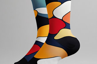 draw unique custom socks for you