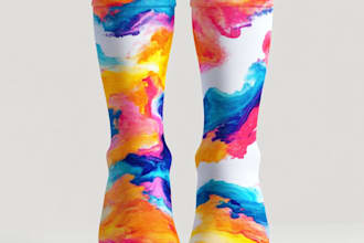 make your beautiful socks design