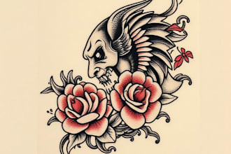 do neo traditional and oldschool tattoo designs