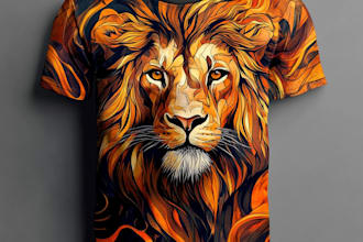 redraw any image to vector t shirt design for you