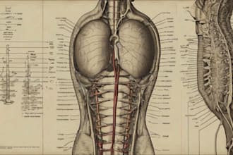 design medical, scientific illustration, figures, and diagrams