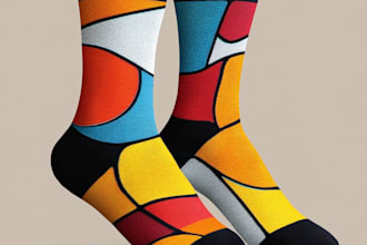 create sublimation all type of unique socks design and patterns