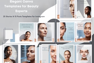 design your brand identity or post and story templates