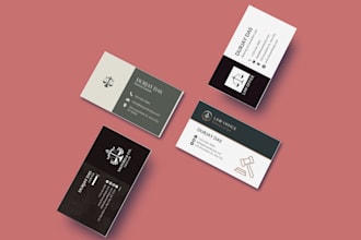 design professional business cards for doctors, lawyers, and professional