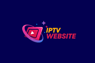 create a professional iptv website for services, streaming or resellers