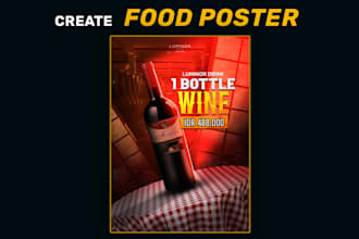 make a food poster