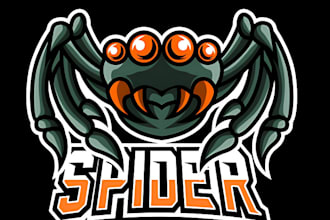 design modern spider logo