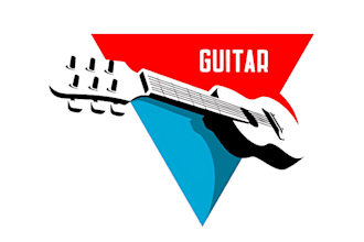 design music dj, band, podcast, radio, guitar logo design
