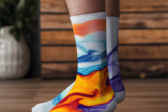create unique socks design for your brand